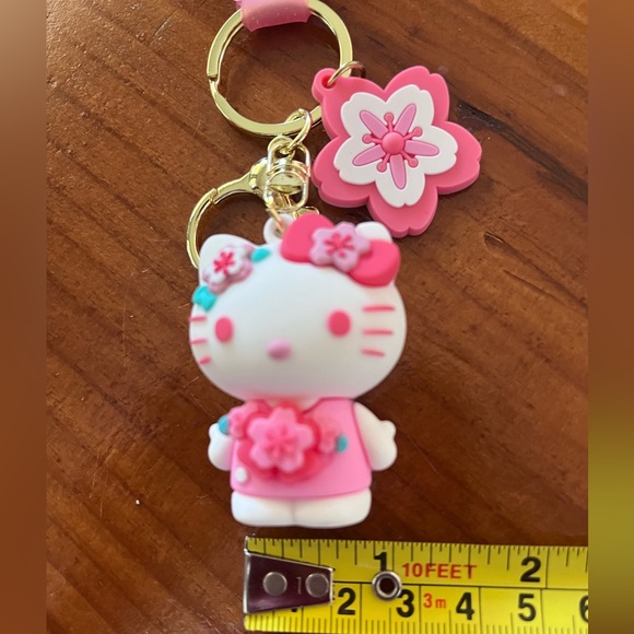 New Pink Sakura Sanrio Hello Kitty Keychain/
 Pendant/Car Key Ring - Picture 7 of 10